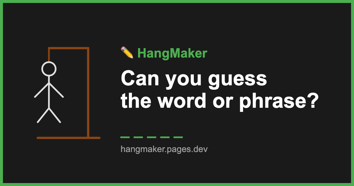HangMaker logo